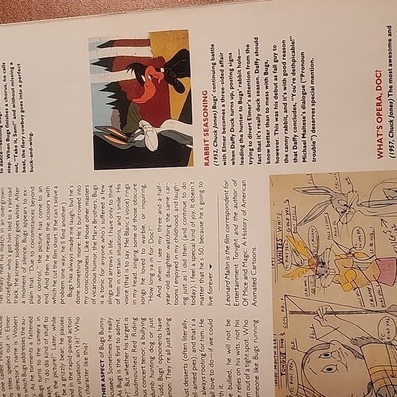 Bugs Bunny 50th Birthday Collector Magazine 1990 w/ Bonus Animation Cell - Picture 10 of 13